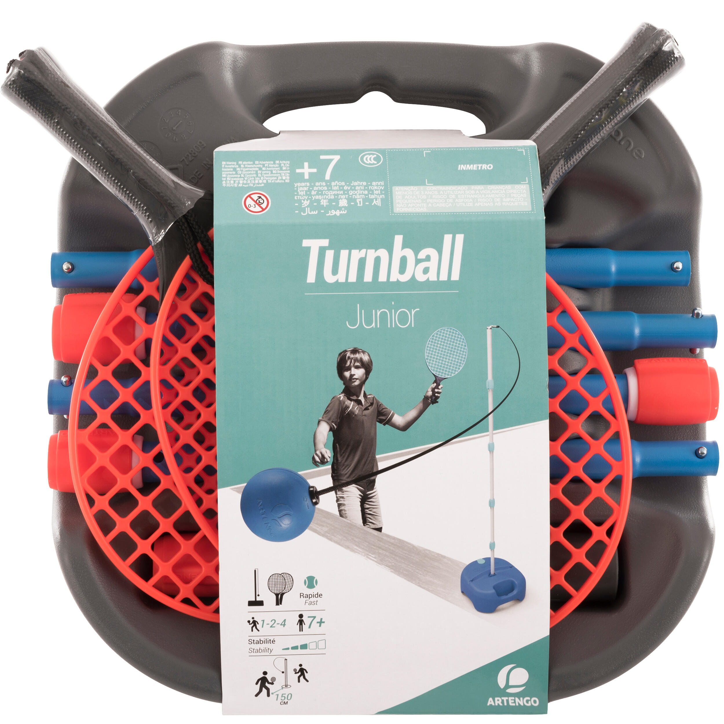Speedball Set Turnball (1 post, 2 bats and 1 ball) - Grey/Blue By ARTENGO | Decathlon, Blue/grey
Speedball Set Turnball (1 post, 2 bats and 1 ball) - Grey/Blue By ARTENGO | Decathlon, Blue/grey
