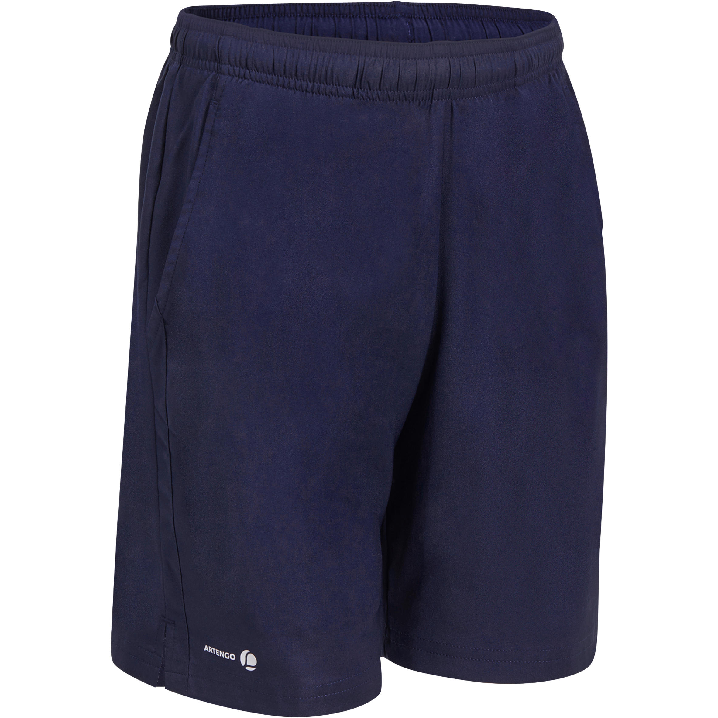 100 Kids' Tennis Shorts - Navy Blue - By ARTENGO | Decathlon