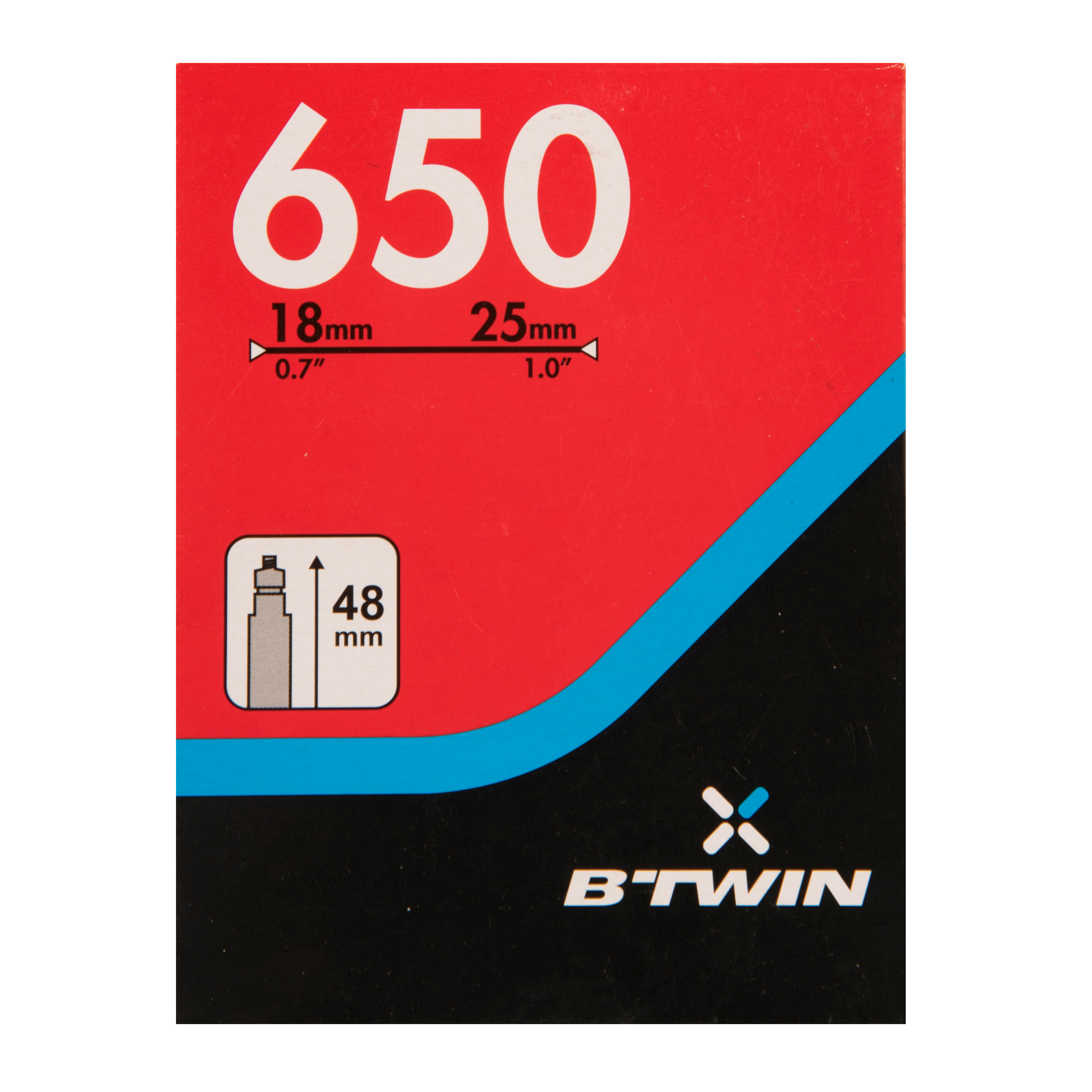 650x18/25 Inner Tube - Presta By BTWIN | Decathlon