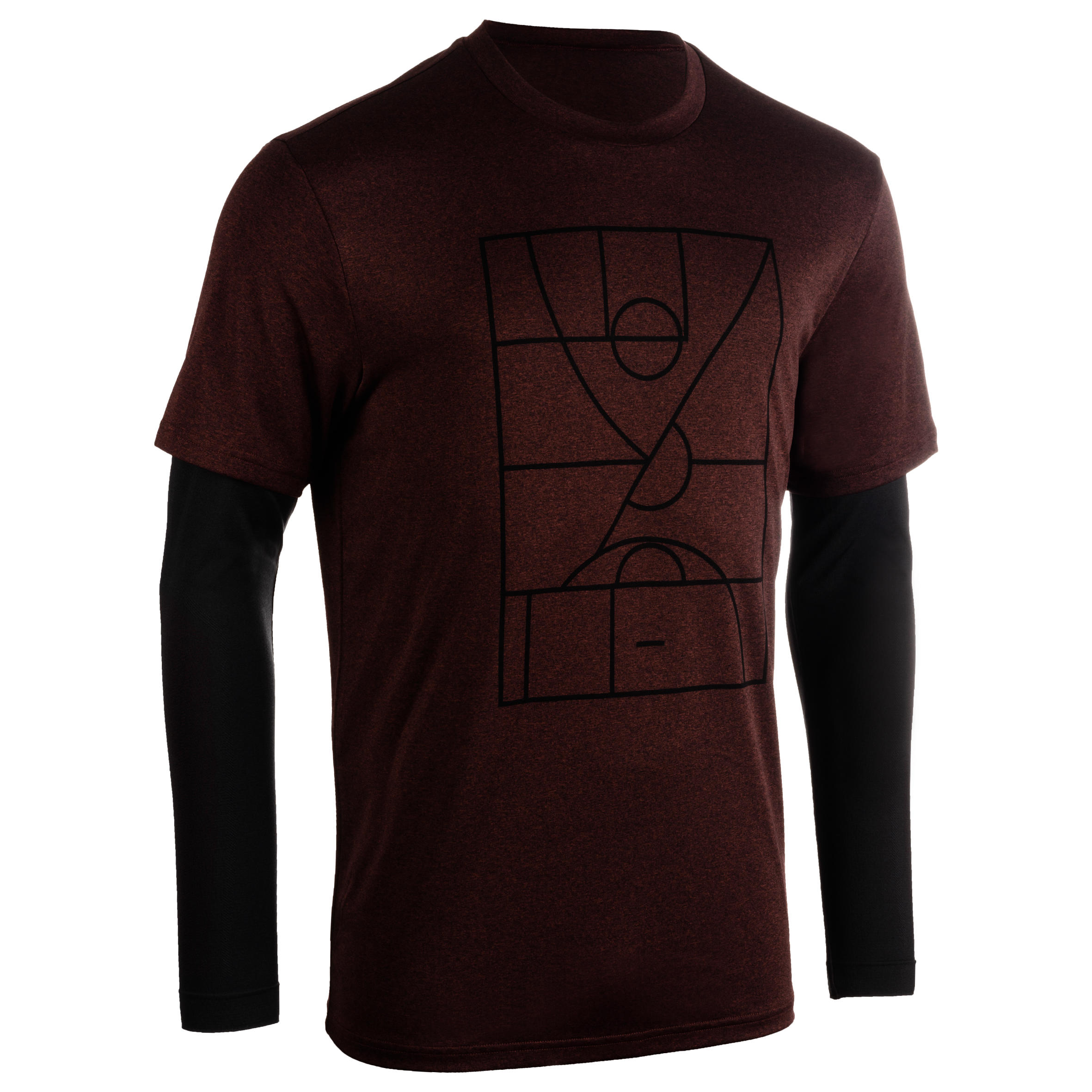 Men's Basketball T-Shirt with Built-In Sleeves 900 - Burgundy Playground - By TARMAK | Decathlon, Red
Men's Basketball T-Shirt with Built-In Sleeves 900 - Burgundy Playground - By TARMAK | Decathlon, Red