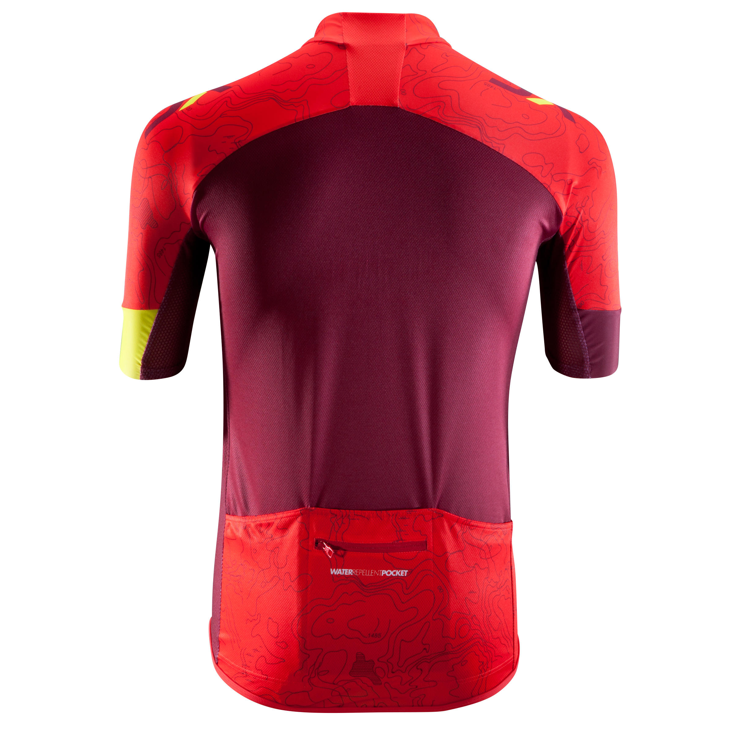 XC 100 Short-Sleeved Mountain Bike Jersey - Burgundy -  By ROCKRIDER | Decathlon, Red 
XC 100 Short-Sleeved Mountain Bike Jersey - Burgundy -  By ROCKRIDER | Decathlon, Red