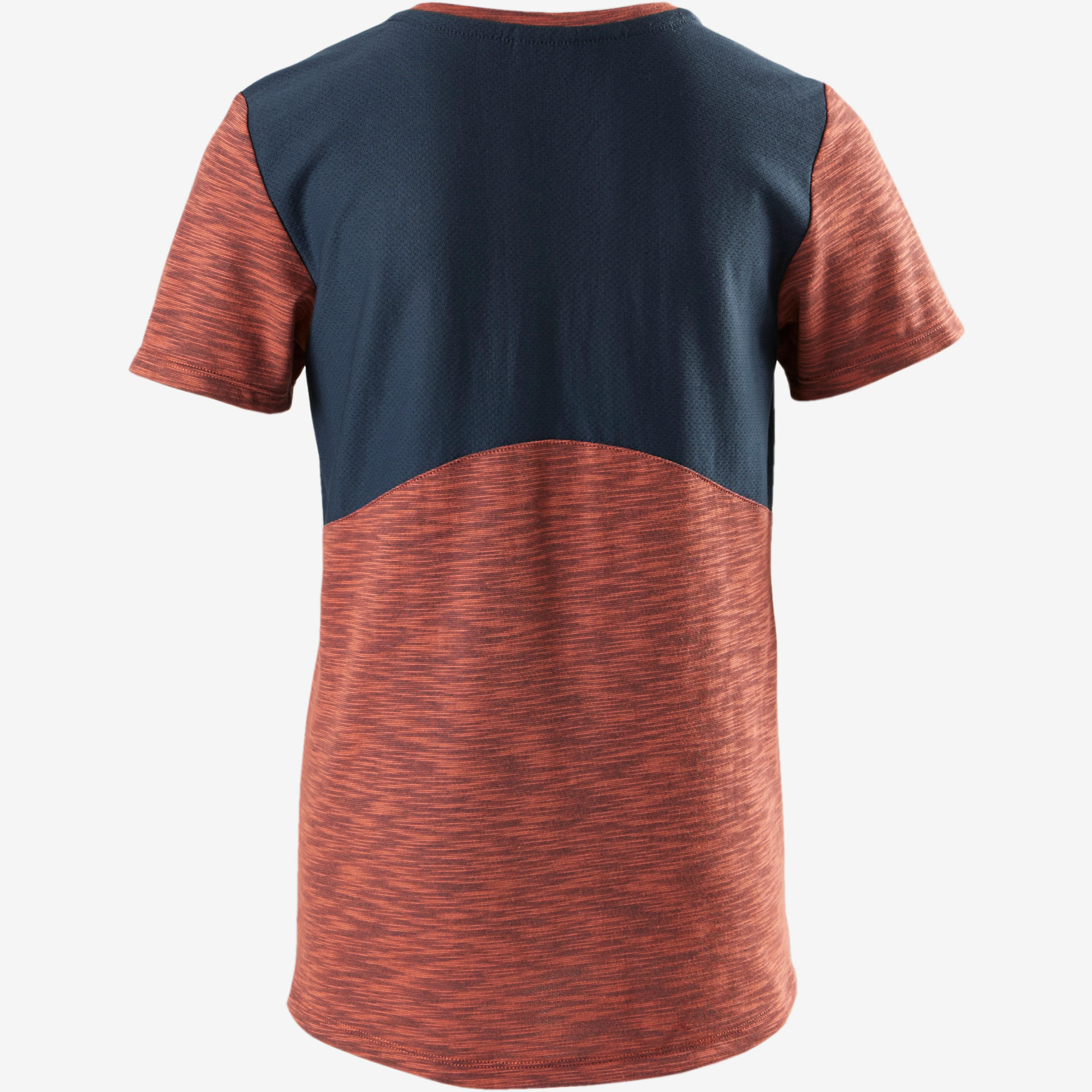 500 Boys' Gym Breathable Cotton Half-Sleeved T-Shirt - Blue/Orange - By DOMYOS | Decathlon
500 Boys' Gym Breathable Cotton Half-Sleeved T-Shirt - Blue/Orange - By DOMYOS | Decathlon