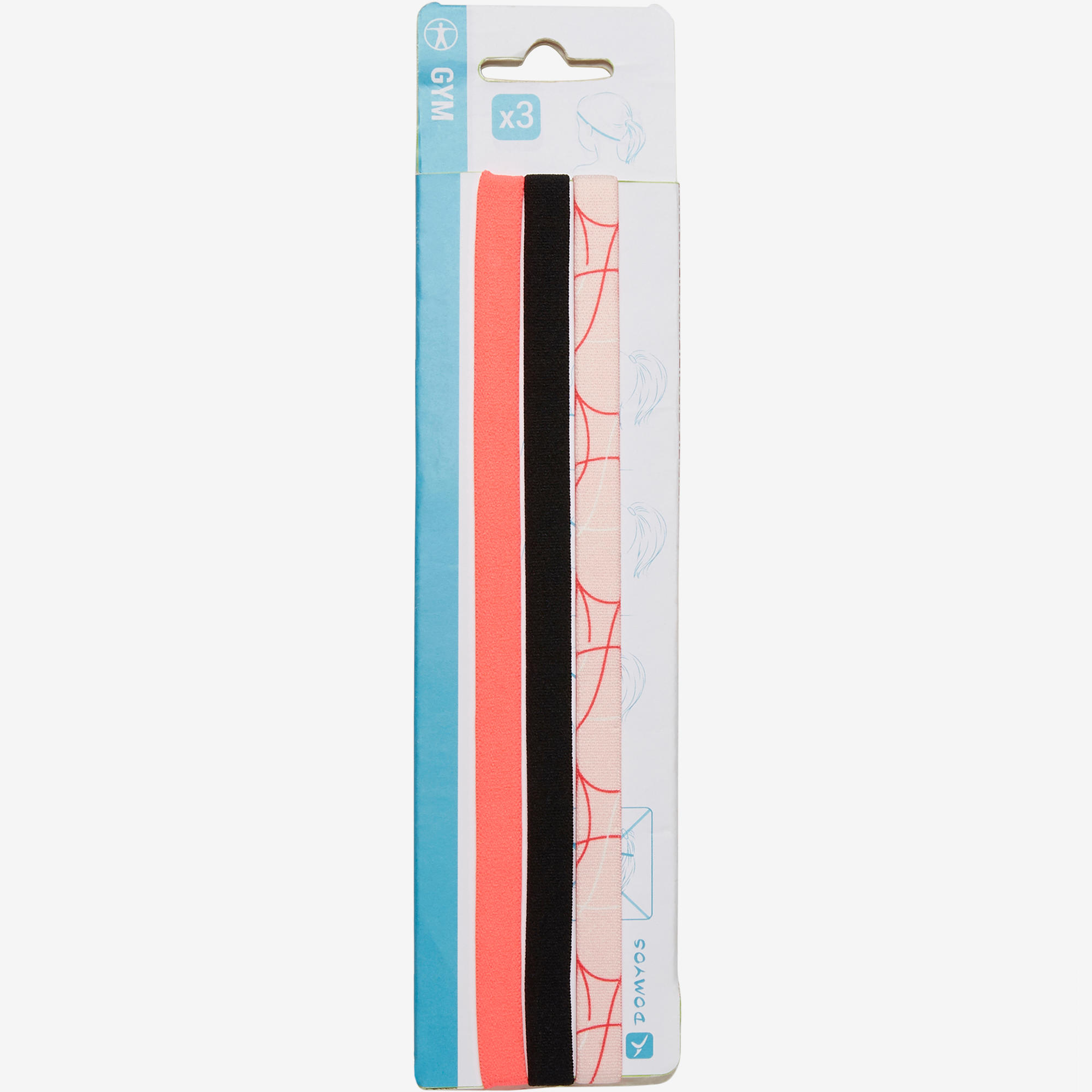 Girls Headbands Gym Tri-Pack S900 - Pink/Black/Light Pink - By DOMYOS | Decathlon, Black/pink
Girls Headbands Gym Tri-Pack S900 - Pink/Black/Light Pink - By DOMYOS | Decathlon, Black/pink