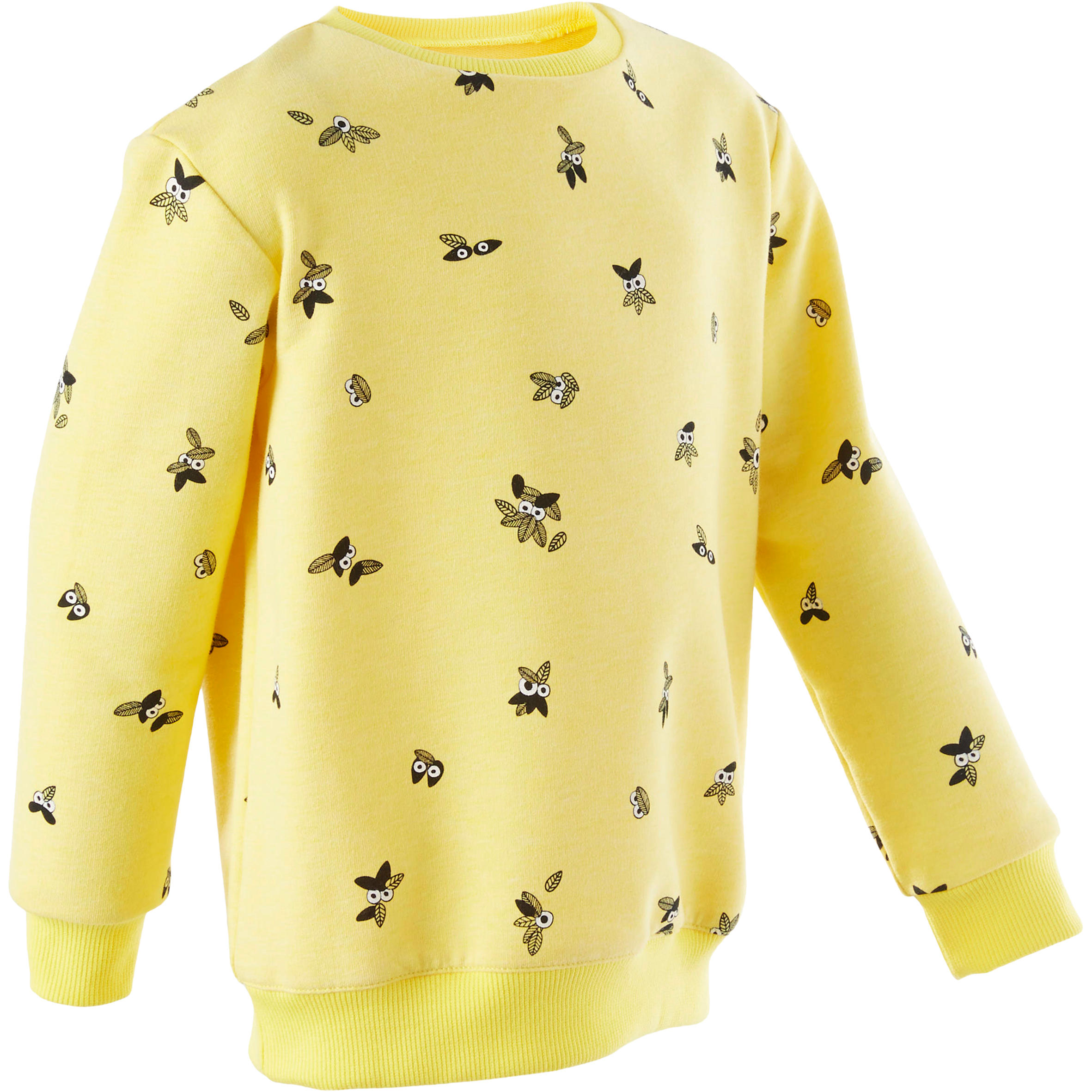Girls' and Boys' Baby Gym Sweatshirt 100 - Yellow - By DOMYOS | Decathlon