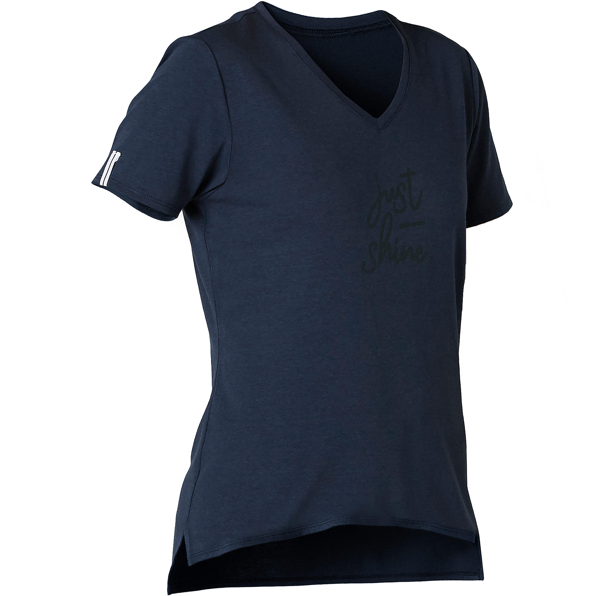 Women's Gym T-Shirt Stretch Regular Fit 500 - Navy Blue Print - By NYAMBA | Decathlon
Women's Gym T-Shirt Stretch Regular Fit 500 - Navy Blue Print - By NYAMBA | Decathlon