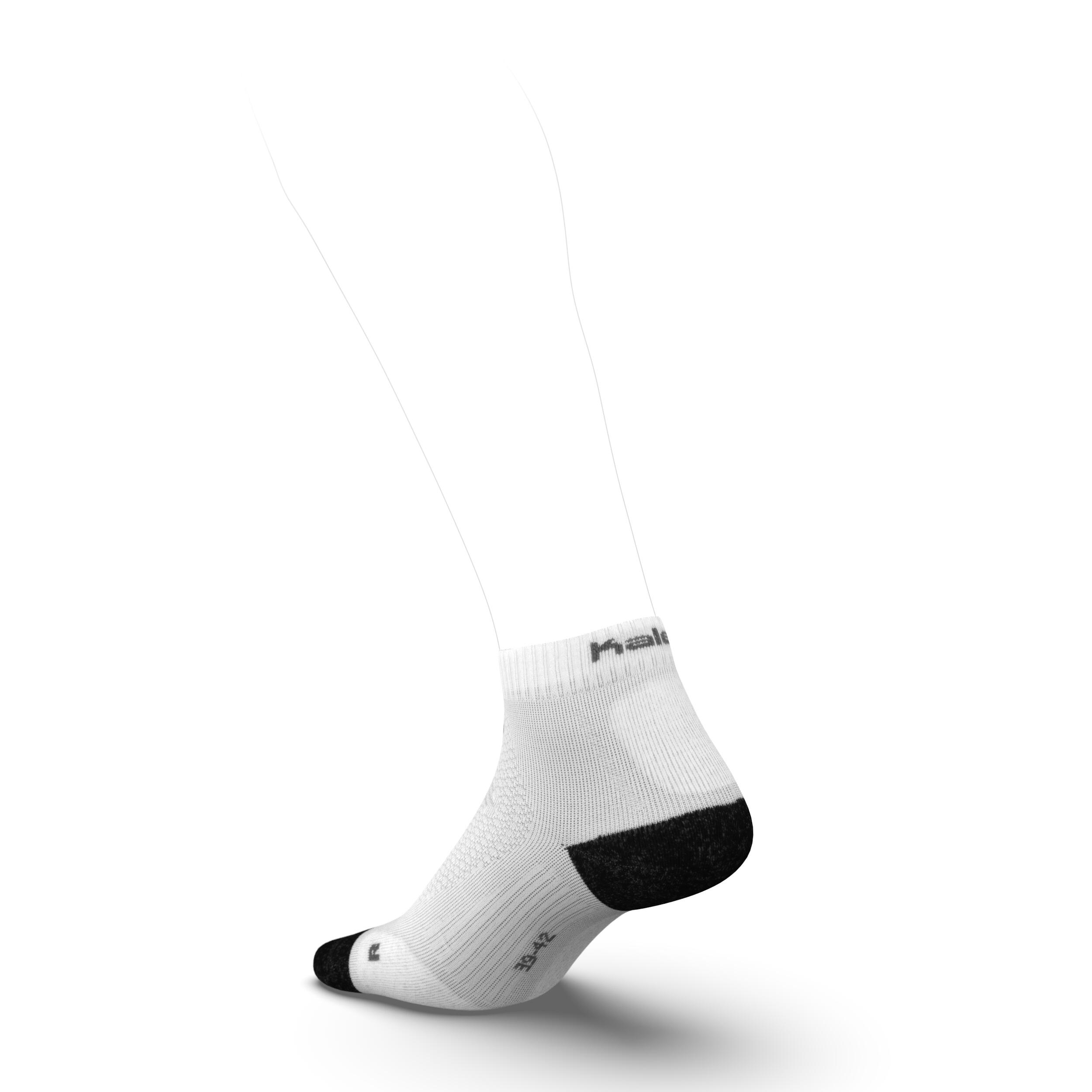 Running Mid-Height Thick Socks Kiprun - White - By KIPRUN | Decathlon