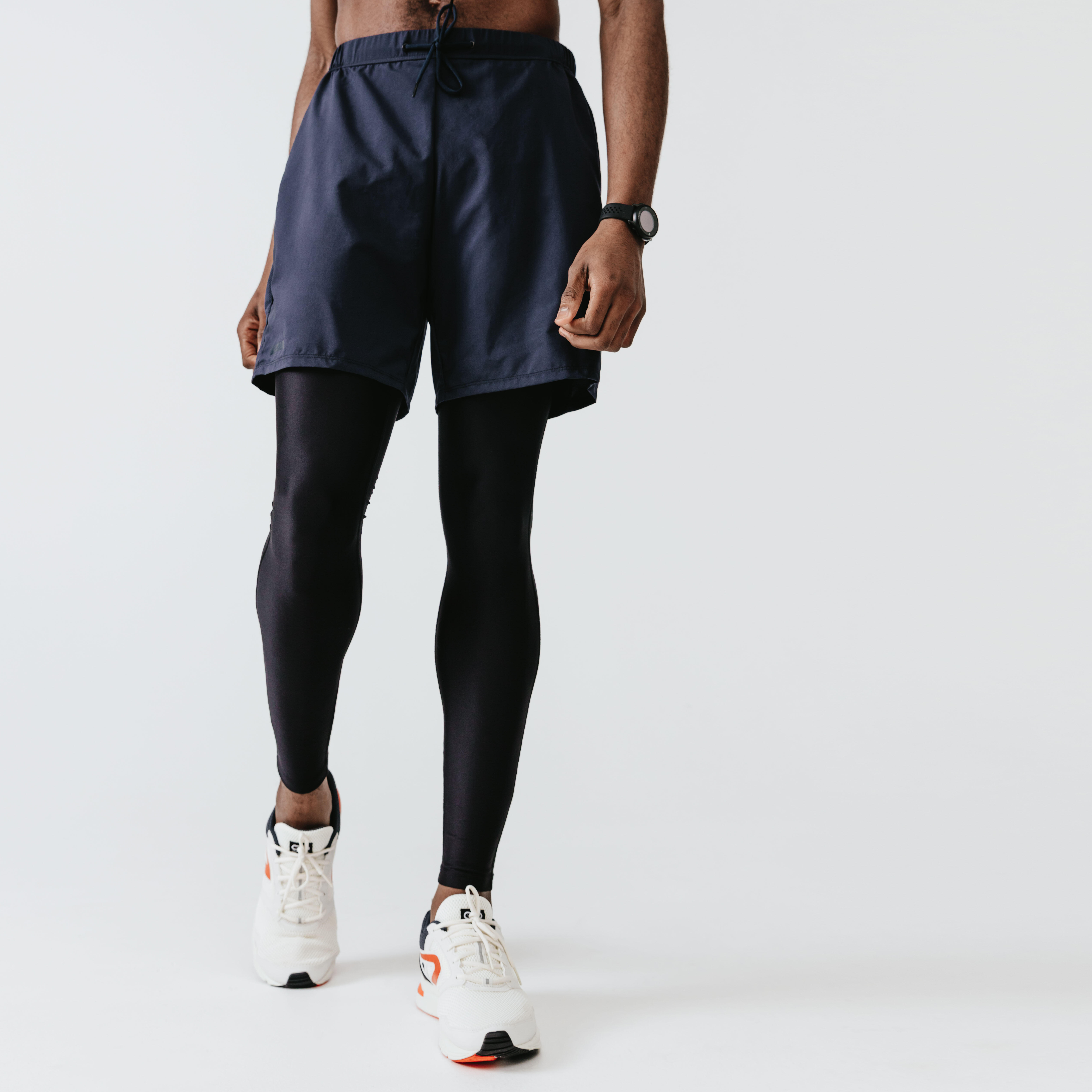 Men's Running Shorts Run Dry+ - abyss grey - By KALENJI | Decathlon