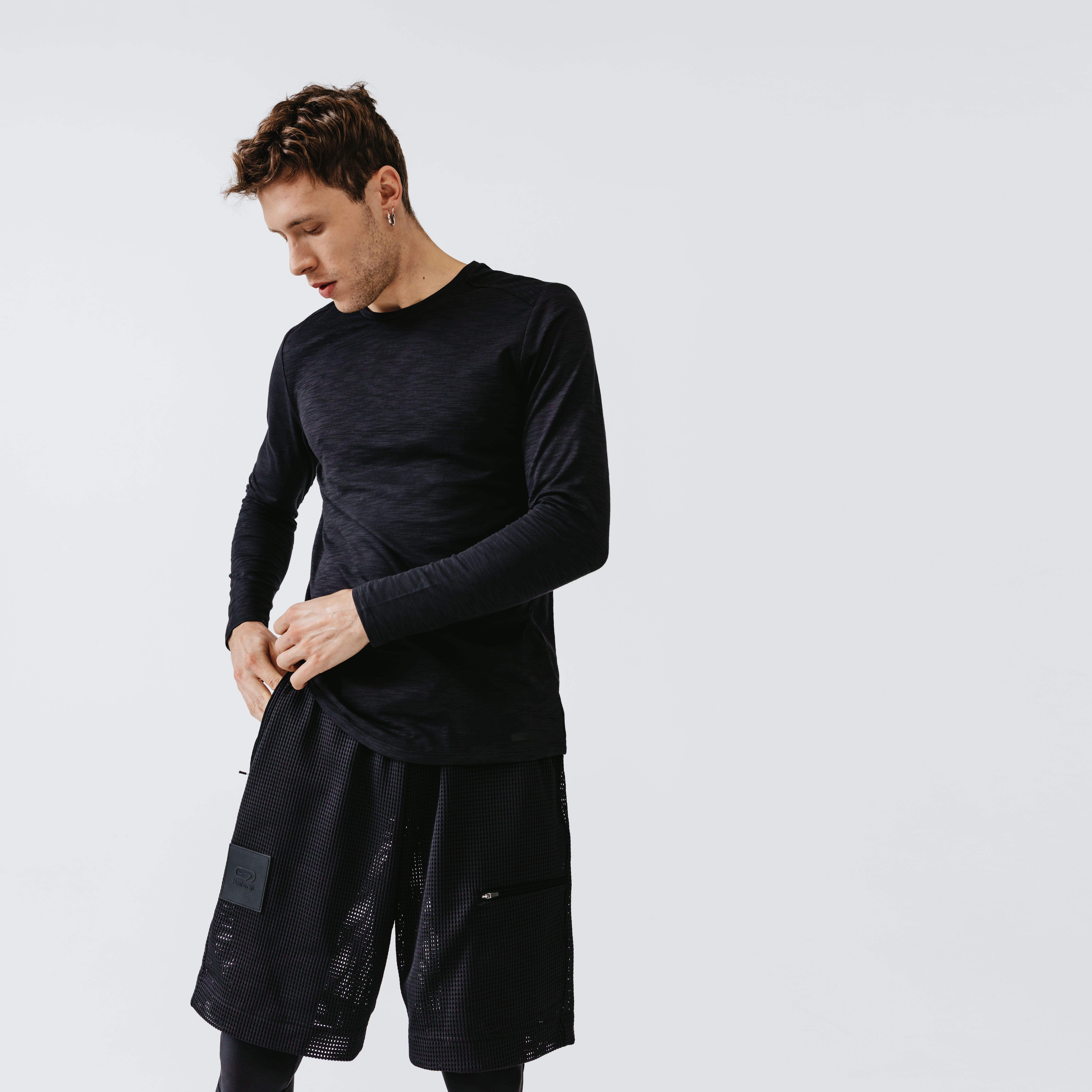 Kalenji Dry + Men' Breathable Long-Sleeved Running T-Shirt - Black - By KALENJI | Decathlon
Kalenji Dry + Men' Breathable Long-Sleeved Running T-Shirt - Black - By KALENJI | Decathlon