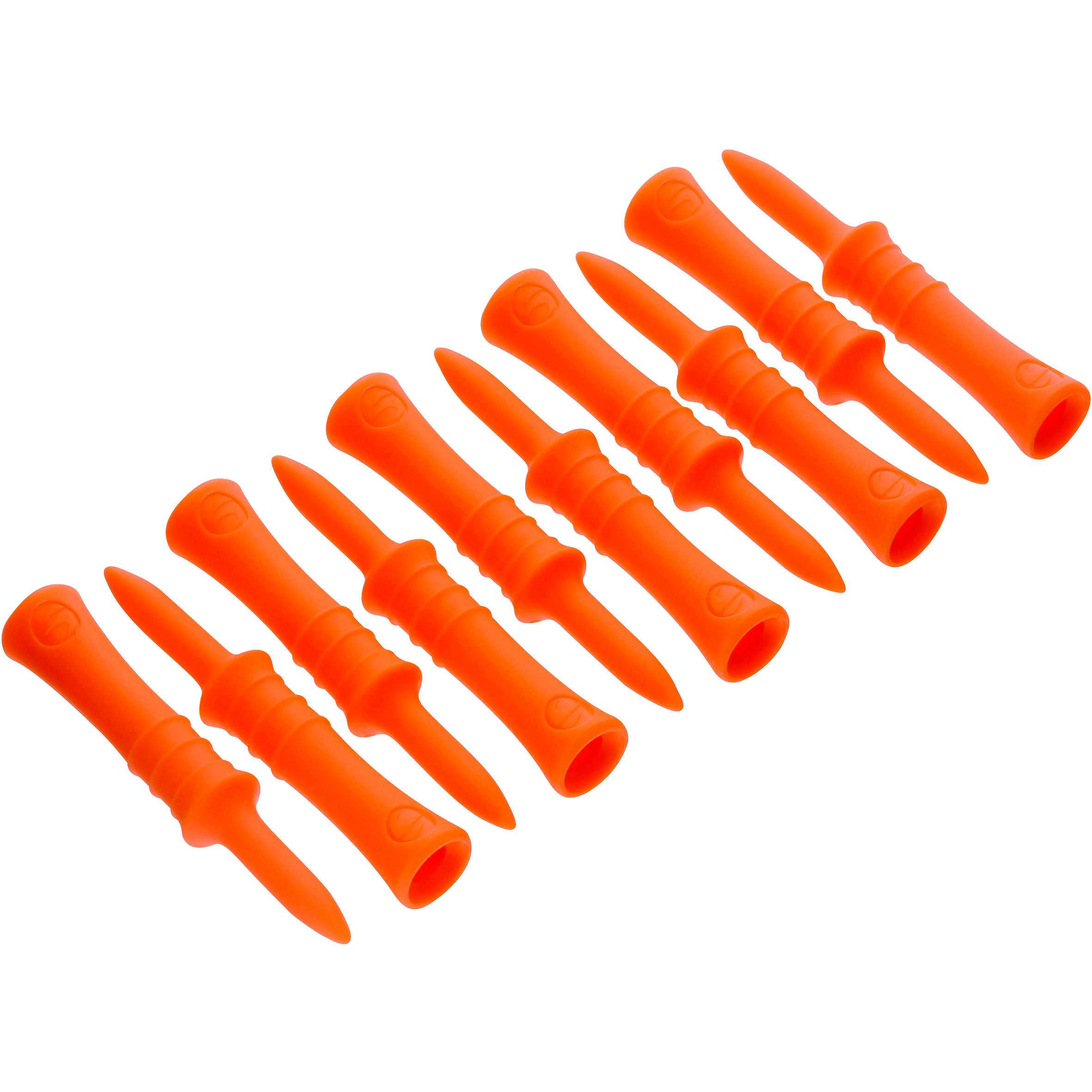 37 mm Step Tee x10 - Orange By INESIS | Decathlon