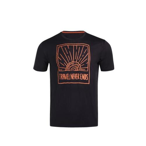 FORCLAZ Men s Hiking Wool short sleeves Tee shirt TRAVEL 500