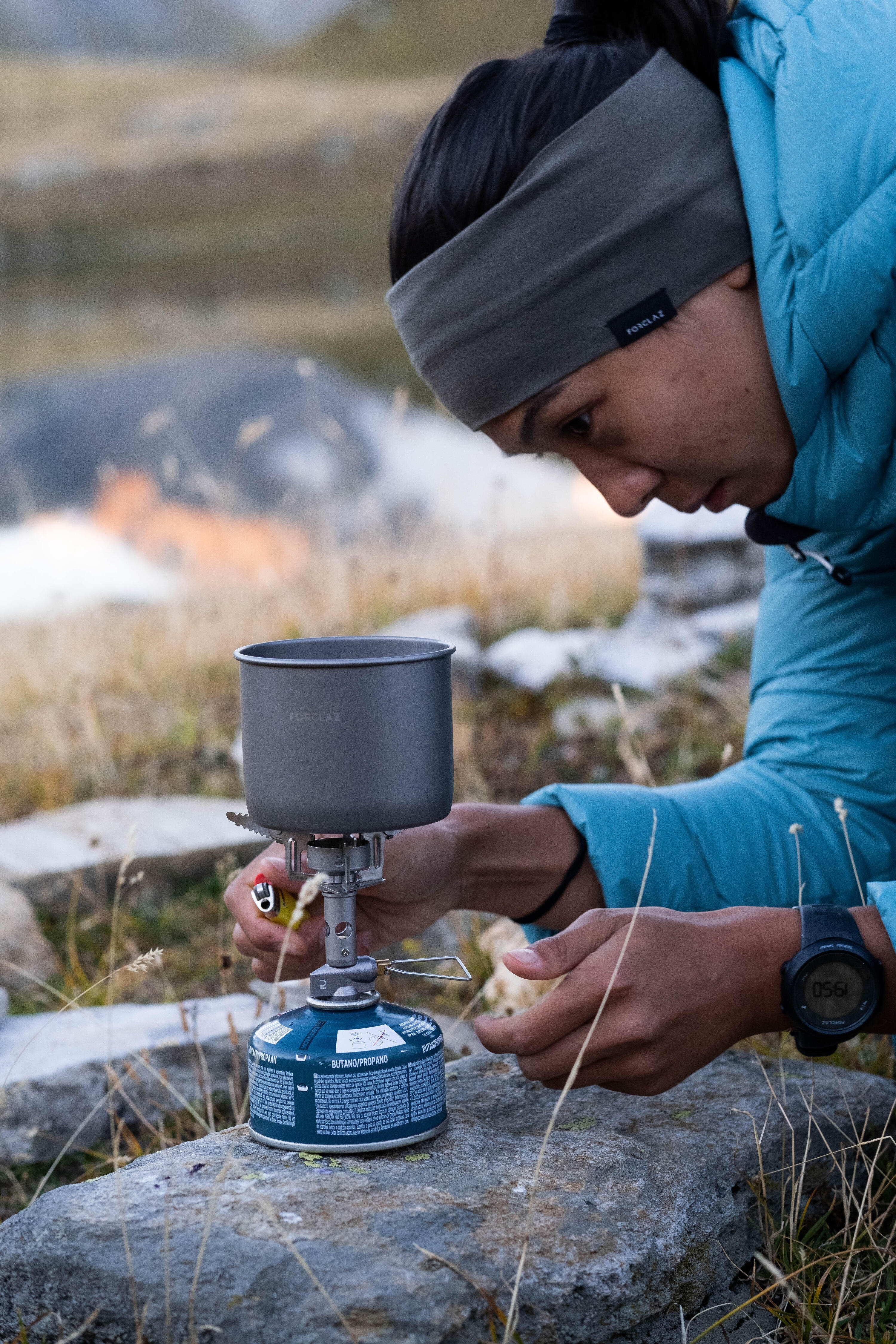 Réchaud De Camping Ultraléger En Titane - Pour Randonnée Et Survie (neuf)
