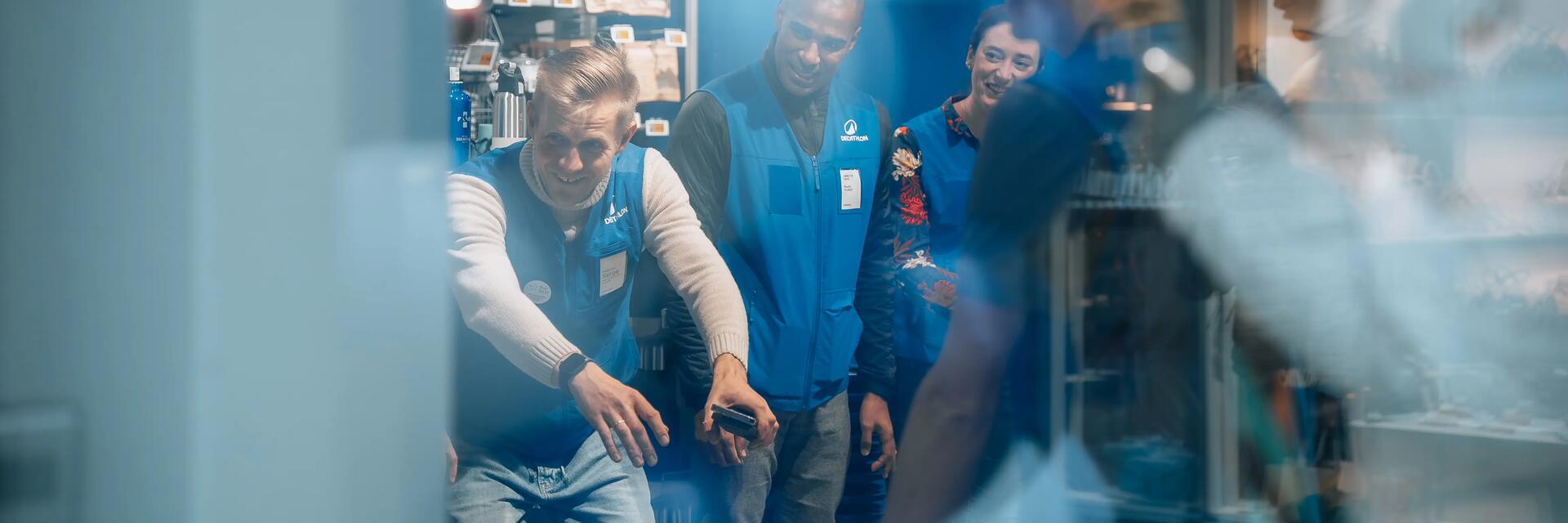 Photo coéquipier et coéquipière Decathlon