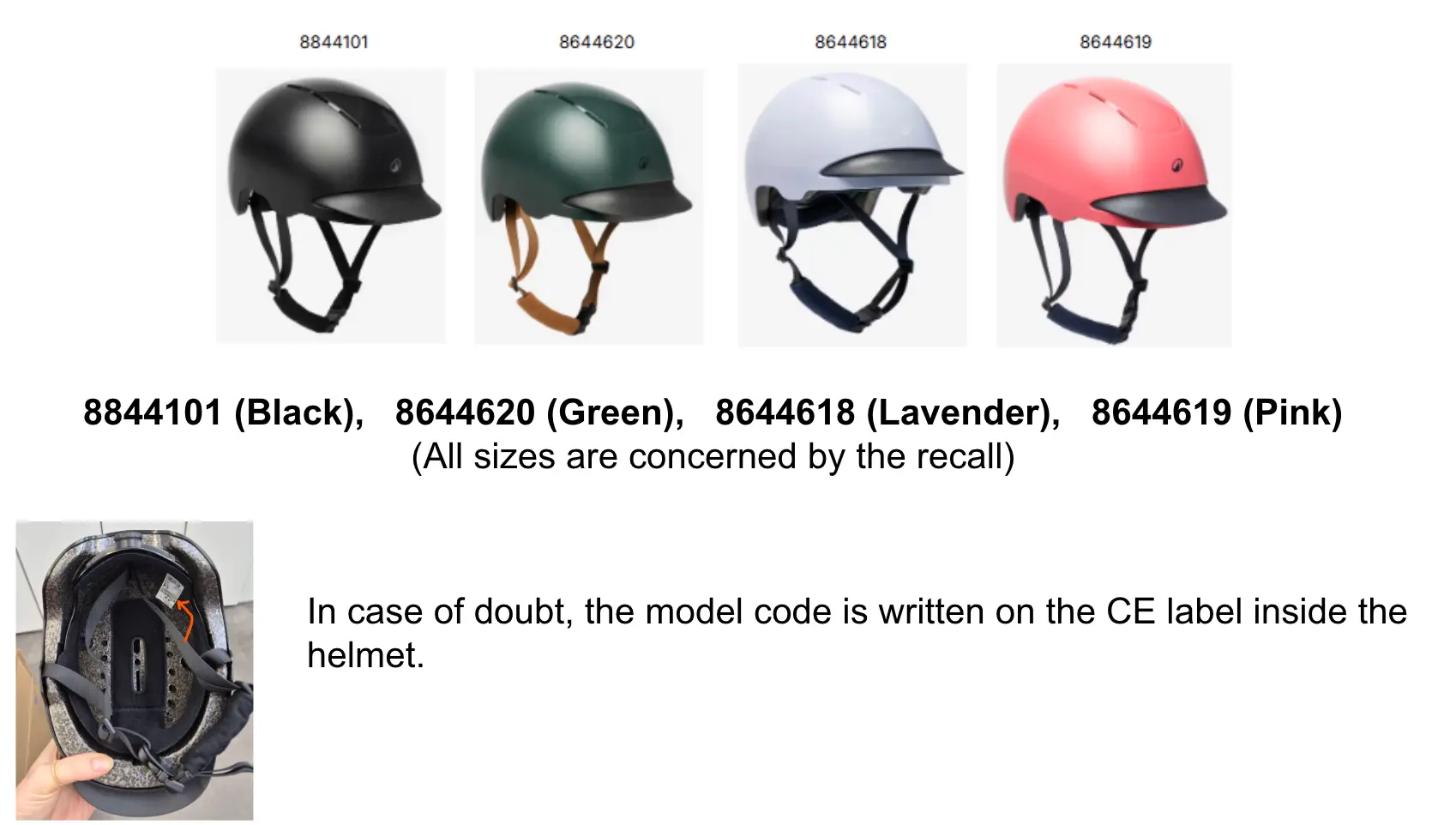 FOUGANZA NEW HORSE RIDING HELMET 100