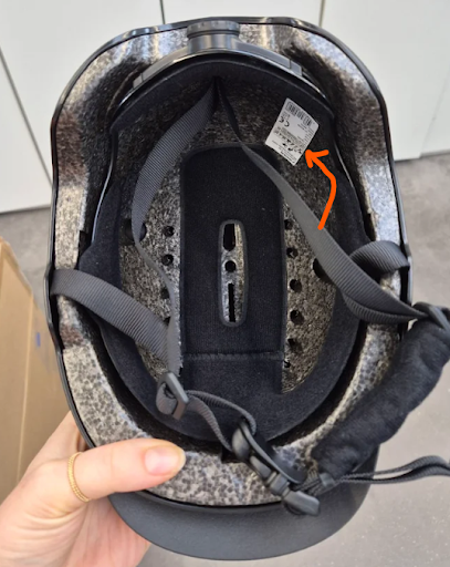 Helmet CE Label