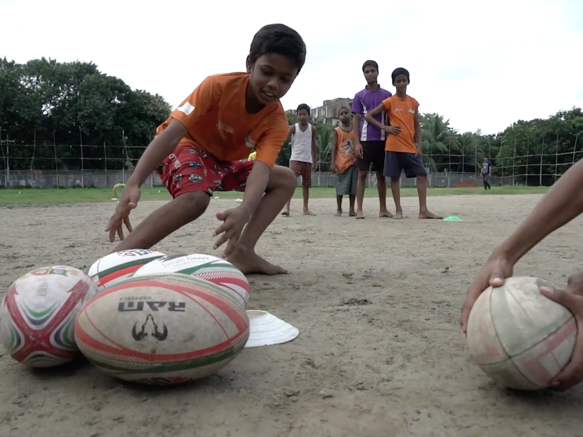 Picture boys playing sports