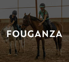 Photo de signature avec le logo Fouganza