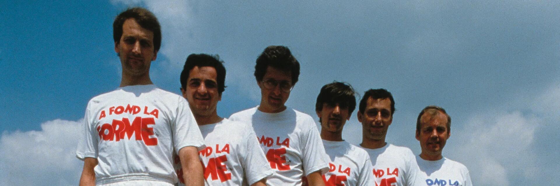 Photo des fondateurs de Decathlon