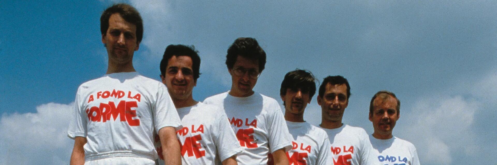 Photo des fondateurs de Decathlon