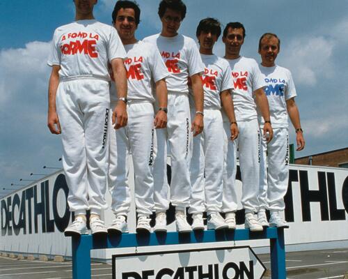 Photo des fondateurs de Decathlon
