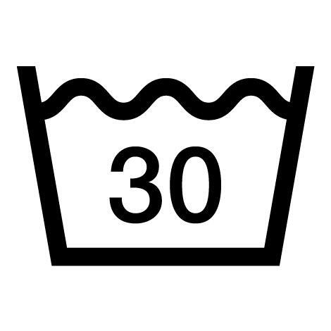 Maksimum yıkama sıcaklığı: 30 ° C. - Normal i��lem.