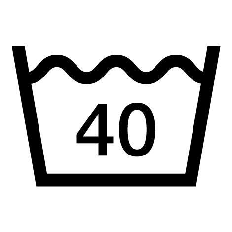 40 ° C maksimum yıkama sıcaklığı - Çok ılımlı muamele.
