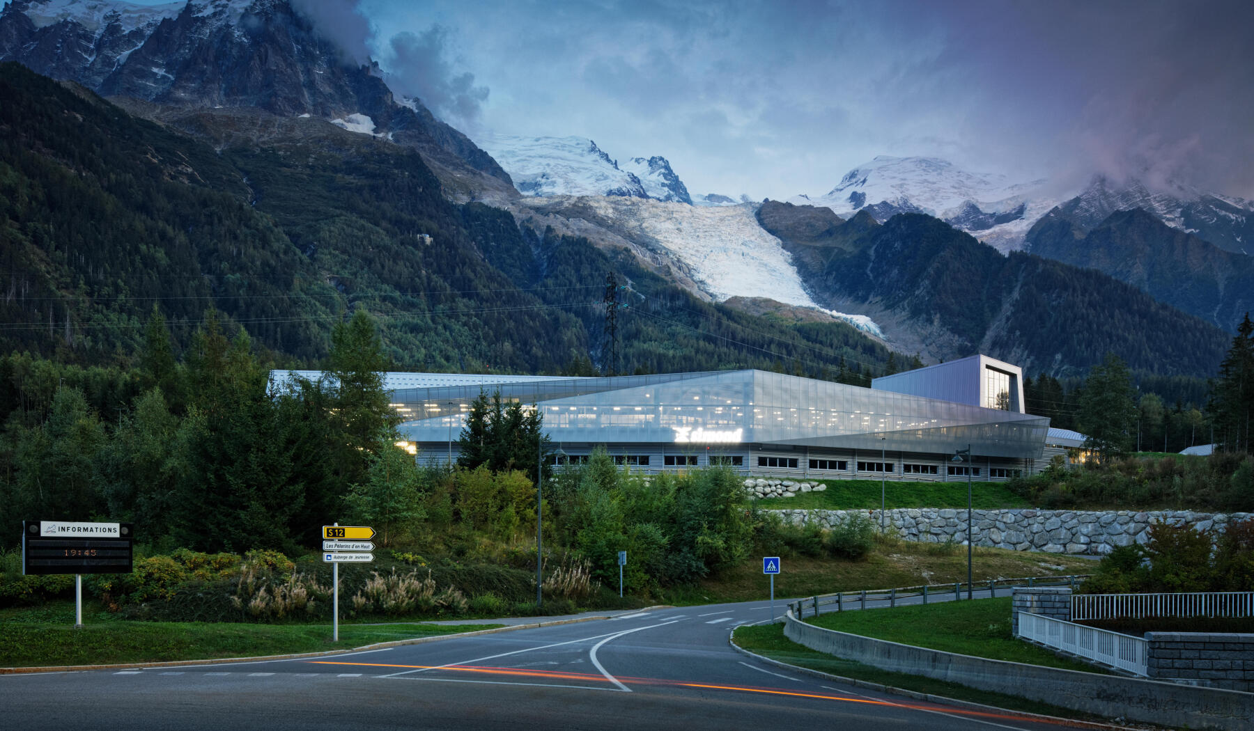 design and production site at the foot of mont blanc