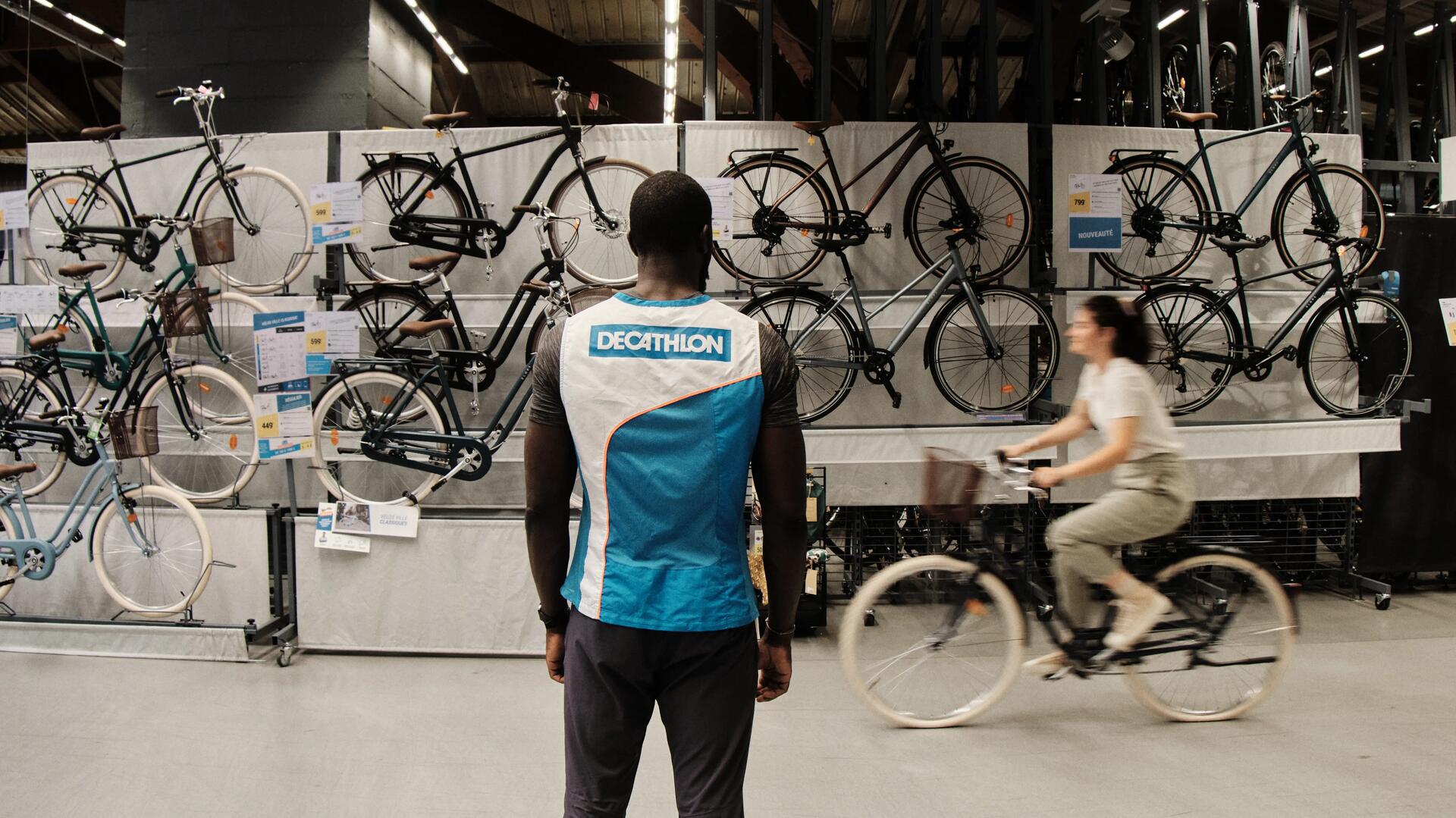 Decathlon flips storefront logos in circularity push