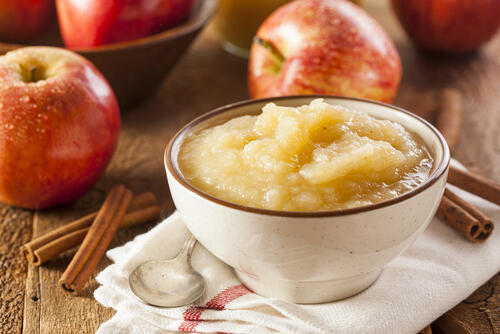 compota de manzana