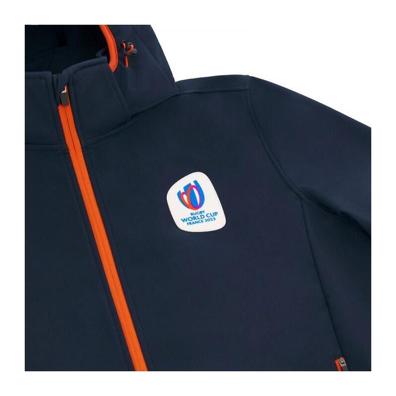 VESTE CAPUCHE RUGBY COUPE DU MONDE DE RUGBY FRANCE 2023 - BLEU MARINE - MACRON