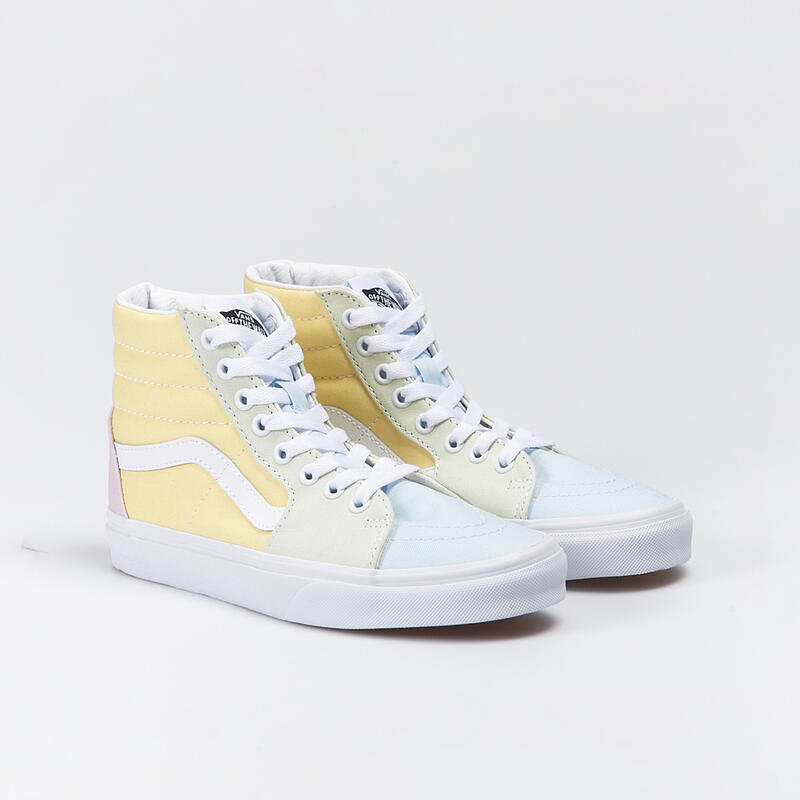 Botas Vans SK8 HI VN0A7Q5NATD1 Pastel Block Amarillo Amarillo