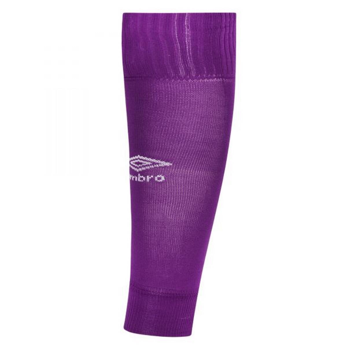 UMBRO Boys Leg Sleeves (Purple Cactus/White)