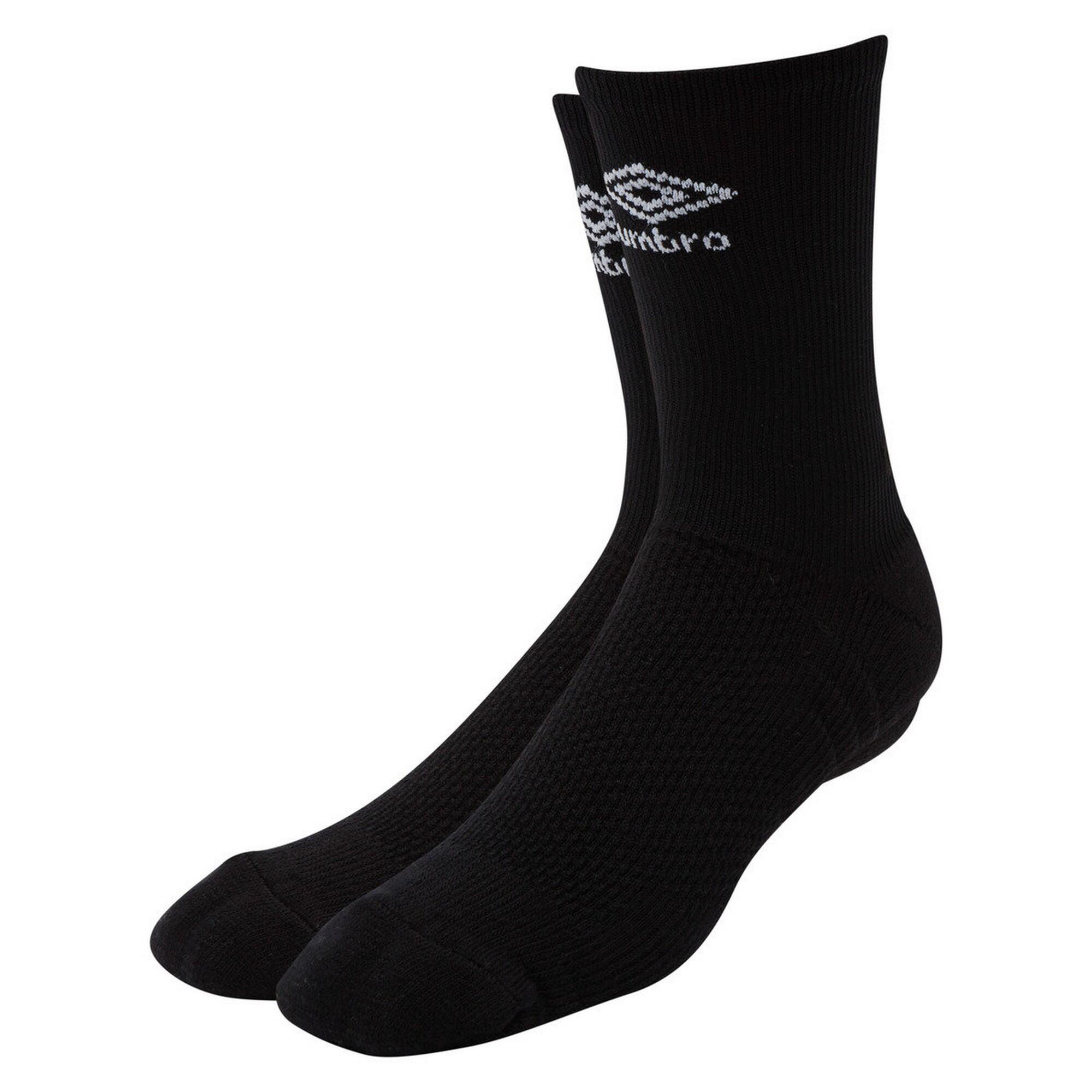 UMBRO Mens Pro Tech Logo Socks (Black)