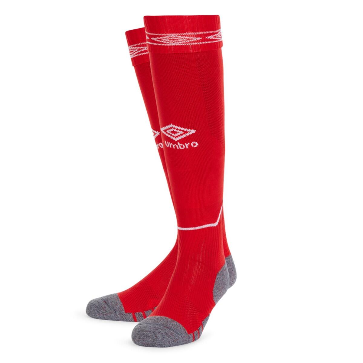 Calzini Da Calcio Bambini Umbro Diamond Vermiglio Bianco 2/4