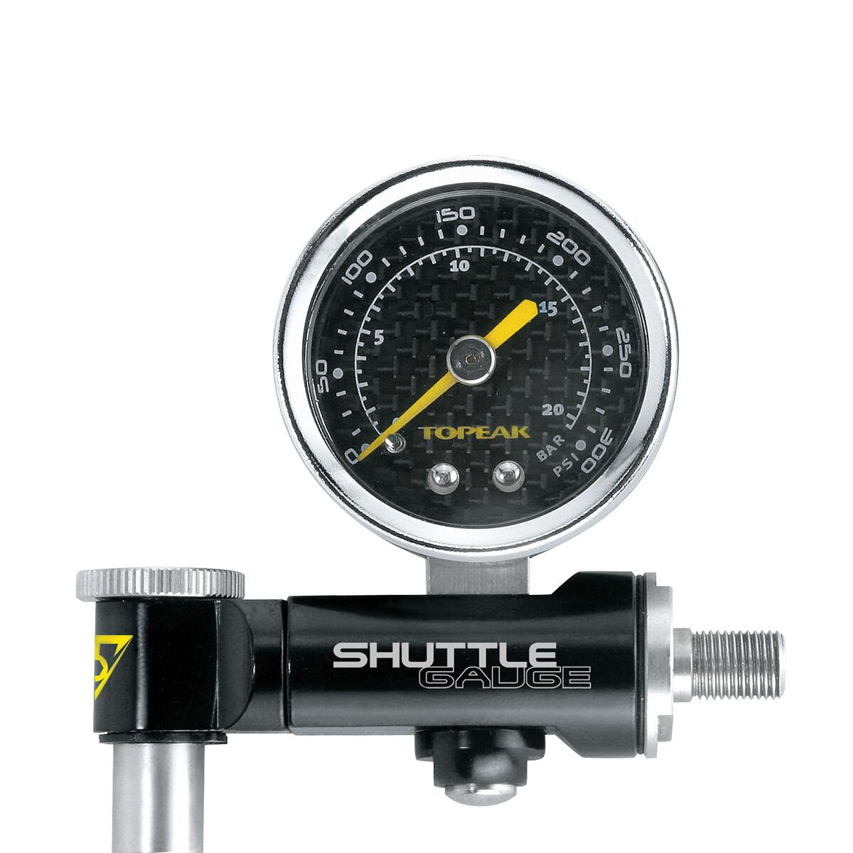 TOPEAK Topeak Shuttle Bike Fork Shock and Tyre Gauge with Bag