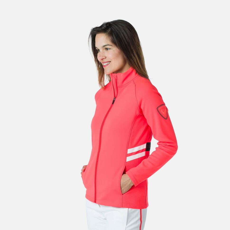 Bluza narciarska damska Rossignol W Hero Classique Clim Czerwona 22/23