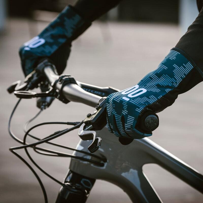 Gants de cyclisme d'hiver thermiques imperméables Blurry Sharkskin Mooquer