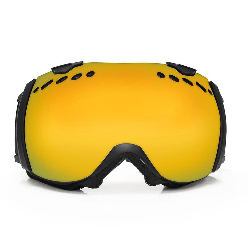 Adult Unisex Speed Snow, Ski & Snowboard Goggle - Vintage (Black/Black/BR revo)