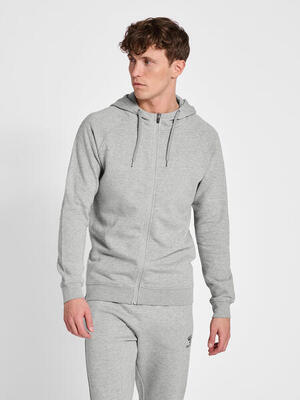 Felpa con cappuccio e zip Hummel Red Heavy