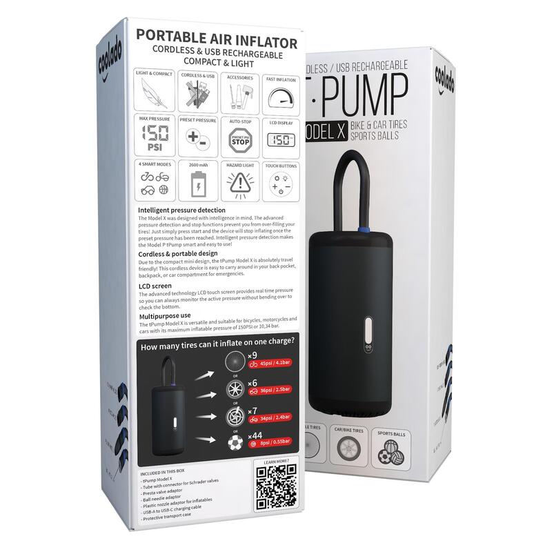 TPUMP X - La pompe à pneu intelligente - Rechargeable