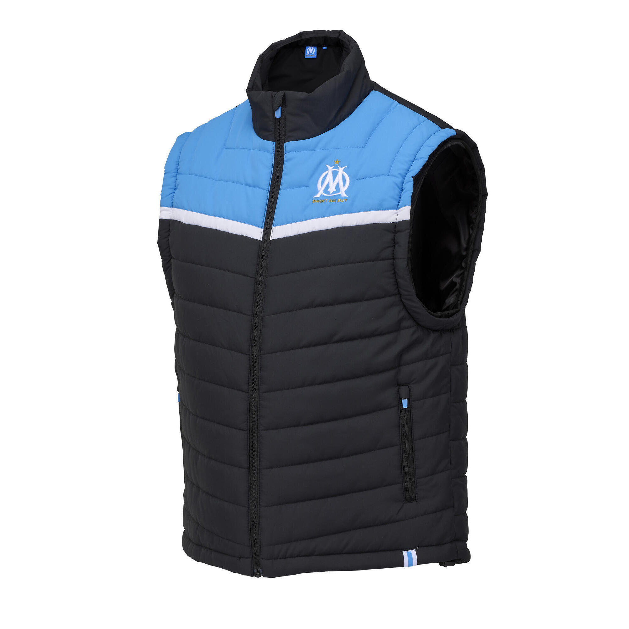 Doudoune sans manche OM - Collection officielle OLYMPIQUE DE MARSEILLE 1/2