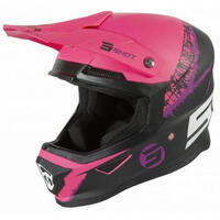 Casque Intégral - Furious Storm Noir Fushia Mat