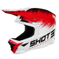 Casque Intégral - Furious Versus Blanc/Rouge Enfant T.M