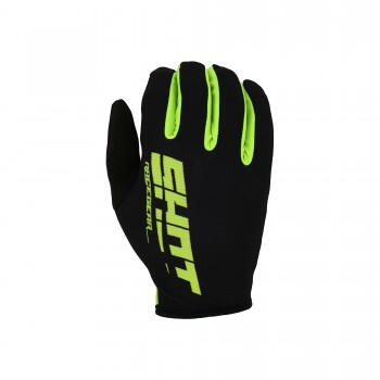 Gants Shot Bmx Rogue Ultralight Adulte Noir/Neon Jaune