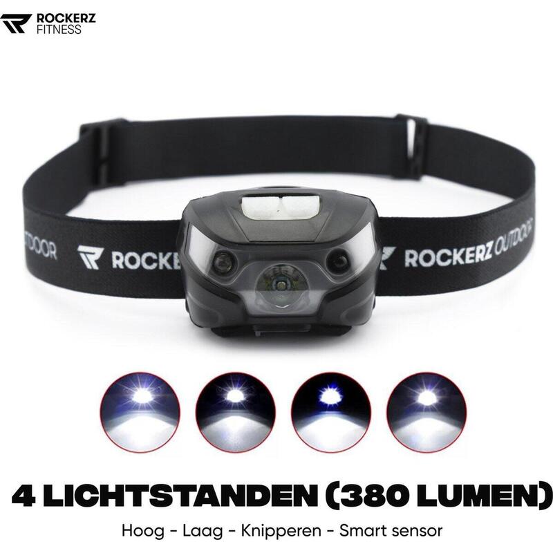 Rockerz Outdoor - Hoofdlamp - Smart Sensor - Oplaadbaar