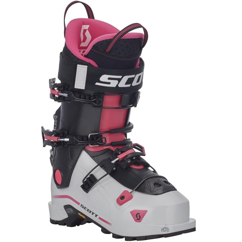 Botas de esquí de travesía mujer Scott CELESTE Blanco