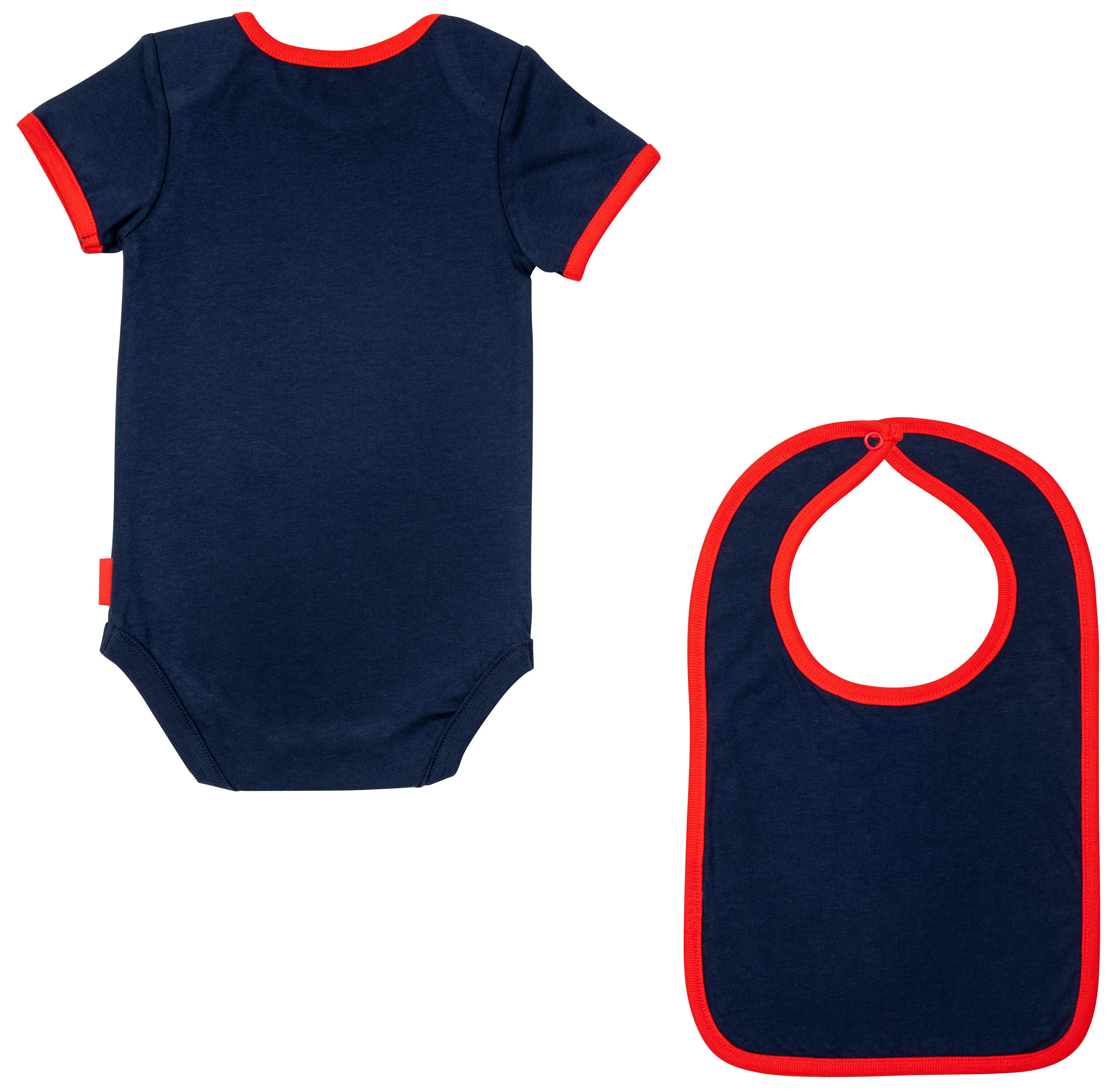 Body bavoir bébé garçon FFF - Collection officielle Equipe de France de Football 2/2