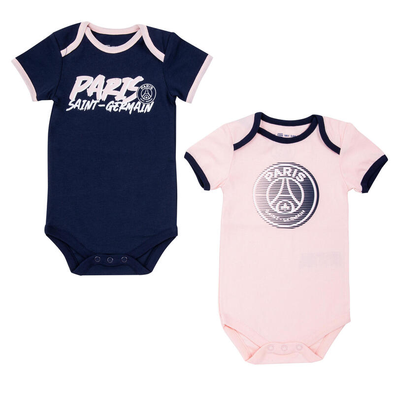 2 x body bébé fille PSG - Collection officielle PARIS SAINT GERMAIN