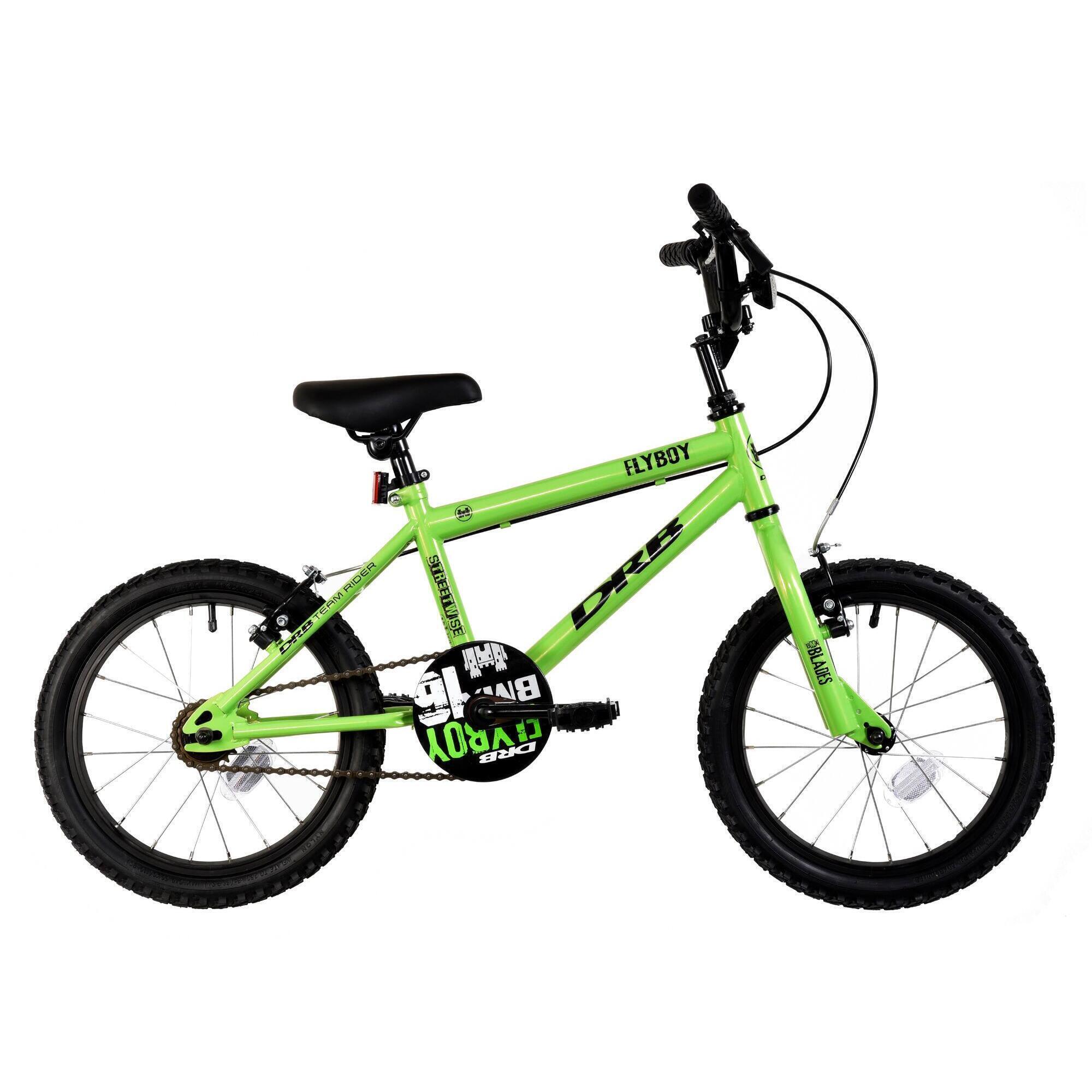 DALLINGRIDGE Dallingridge Flyboy 16In BMX Style Kids Bike - Green