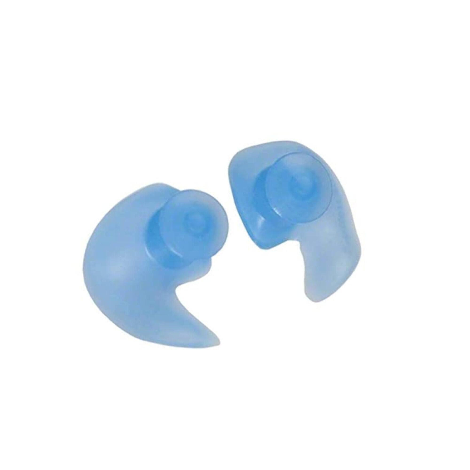 TYR Silicone Moulded Ear Plugs - Blue 1/2