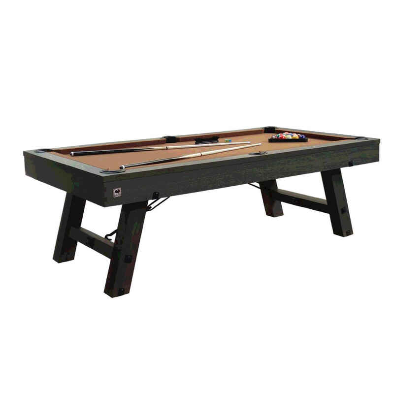 Bison Billardtisch Rocky Mountain 7 ft und 8 ft, Englisch Billard Grün, 7 ft